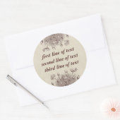  Floral gepersonaliseerde Sticker (Envelop)