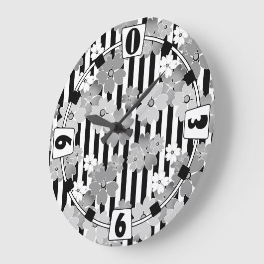 Floral, gestreept grote klok (Hoek)