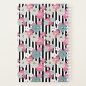 Floral, gestreept planner (Achterkant)