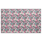 Floral, gestreept stof (Yard (91,4 cm))