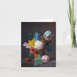 Floral Gevouwen Verjaardag Kaart