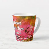 Floral GEWELDIGE BONUS MOM Proverbs 31 Latte Mok (Rechterhoek)