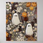 Floral Ghost Art Poster (Voorkant)