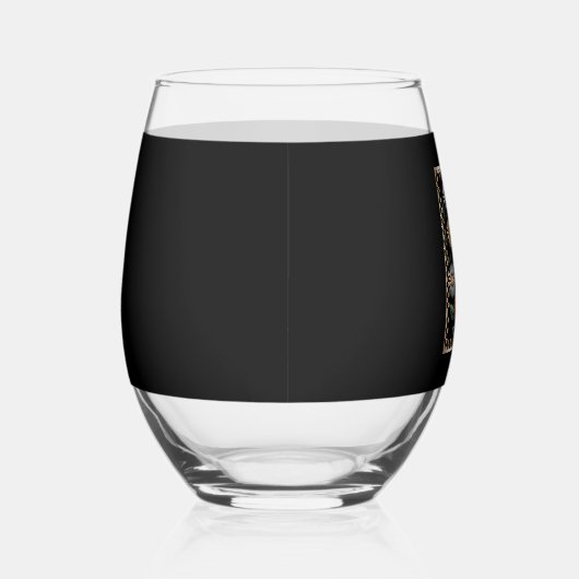 Floral Ghost Fall Boho Halloween 2 Wijnglas Zonder Voet (Rechts)