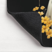 Floral Ghost Halloween Ghost In Het Bos Gotisch Muismat (Hoek)