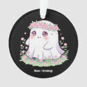 Floral Ghost Halloween kostuum voor meisjes vrouwe Ornament (voorkant)