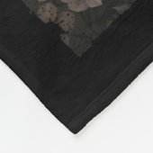 Floral Ghost Leesboek Halloween Kostuum Gothic Fleece Deken (Hoek)