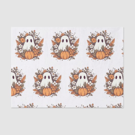 Floral Ghost Tissuepapier (Voorkant)