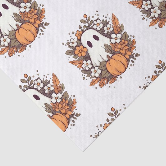 Floral Ghost Tissuepapier (Detail)