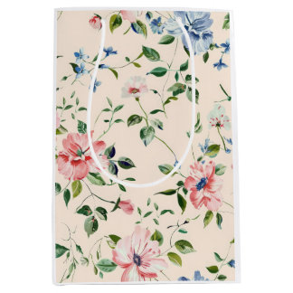 Floral Gift Bag - Blossom Bright! Medium Cadeauzakje