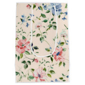 Floral Gift Bag - Blossom Bright! Medium Cadeauzakje (Achterkant)