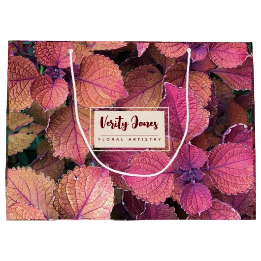  Floral Gift Bag Groot Cadeauzakje (Achterkant)