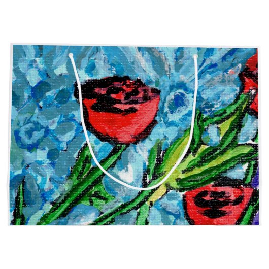 Floral Gift Bag Groot Cadeauzakje (Achterkant)