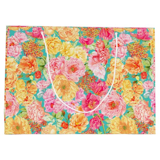 Floral Gift Bag Groot Cadeauzakje (Achterkant)