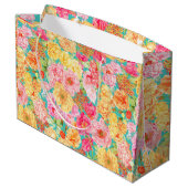 Floral Gift Bag Groot Cadeauzakje (Achterkant Gekanteld)
