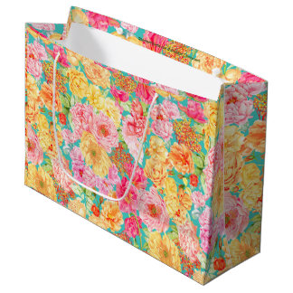 Floral Gift Bag Groot Cadeauzakje