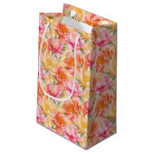 Floral Gift Bag Klein Cadeauzakje (Achterkant Gekanteld)