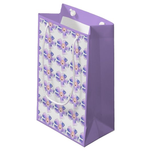 Floral Gift Bag Klein Cadeauzakje (Voorkant Gekanteld)
