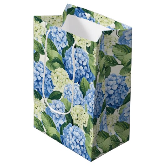 Floral Gift Bag Medium Cadeauzakje (Voorkant Gekanteld)