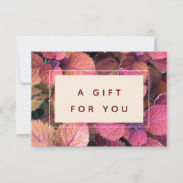  Floral Gift Kaart