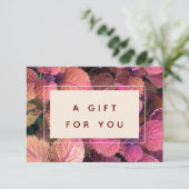  Floral Gift Kaart (Staand voorkant)