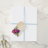 Floral Gift Labels Cadeaulabel (Met Touw)