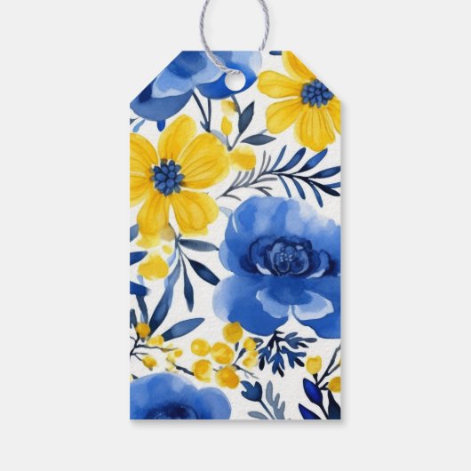 "Floral Gift Labels" Cadeaulabel (Achterkant)