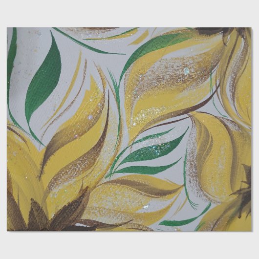 Floral Gift Wrap Cadeaupapier (Vlak)