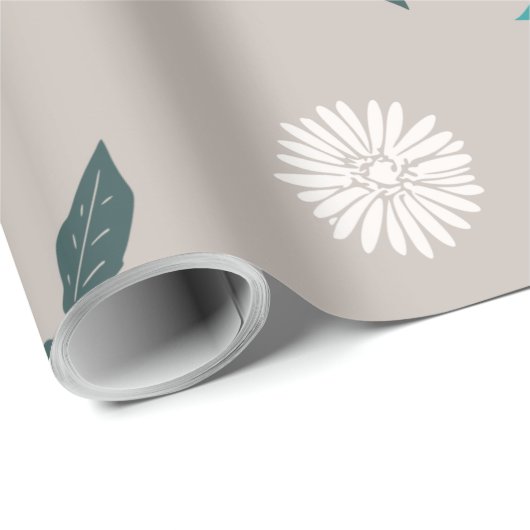 Floral Gift wrapping Paper Cadeaupapier (Rol Hoek)