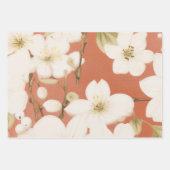 "Floral Gift Wrapping Paper" Inpakpapier Vel (Voorkant 3)