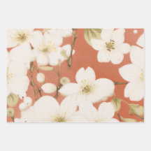 "Floral Gift Wrapping Paper"