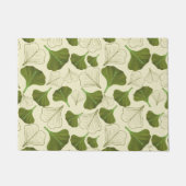 Floral Gingko Leaf Pattern Deurmat (Voorkant)