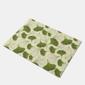 Floral Gingko Leaf Pattern Deurmat (Schuin)