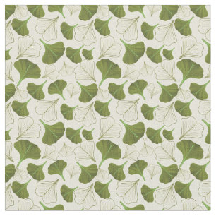 Floral Gingko Leaf Pattern Stof
