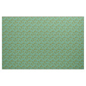 Floral Gingko Leaf Turquoise Pattern Stof (Fat Quarter)