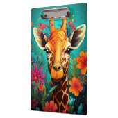 Floral Giraffe Portrait-9319 Klembord (Links)