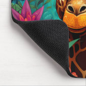 Floral Giraffe Portrait-9319 Muismat (Hoek)