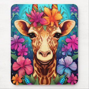 Floral Giraffe Portrait-9322 Muismat