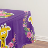 Floral Giraffe Roses Tablecloth Tafelkleed (Voorbeeld)