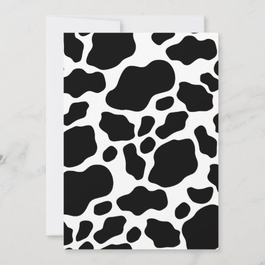 Floral Girl Heilige Koe Eerste verjaardag Kaart (Achterkant)