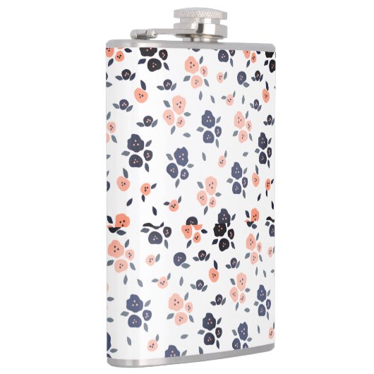 Floral Girly country design for her Heupfles (Rechts)