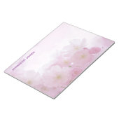 Floral Girly Cute Stylish Modern Professional Notitieblok (Schuin)