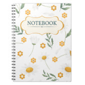 Floral Girly Notitieboek (Voorkant)