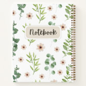 Floral Girly Notitieboek (Achterkant)