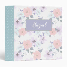 Floral Girly Persoonlijke naam