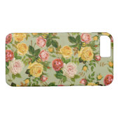   "Floral Girly"-Roos Case-Mate iPhone Case (Achterkant (Horizontaal))