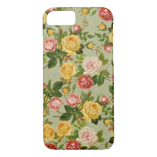   "Floral Girly"-Roos iPhone 8/7 Hoesje