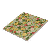   "Floral Girly"-Roos Tegeltje (Zijkant)