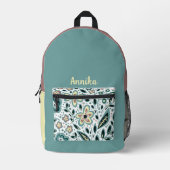 Floral Girly Rugzak (Voorkant)