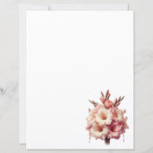 Floral Gladiolus Paper Sheet (Achterkant)